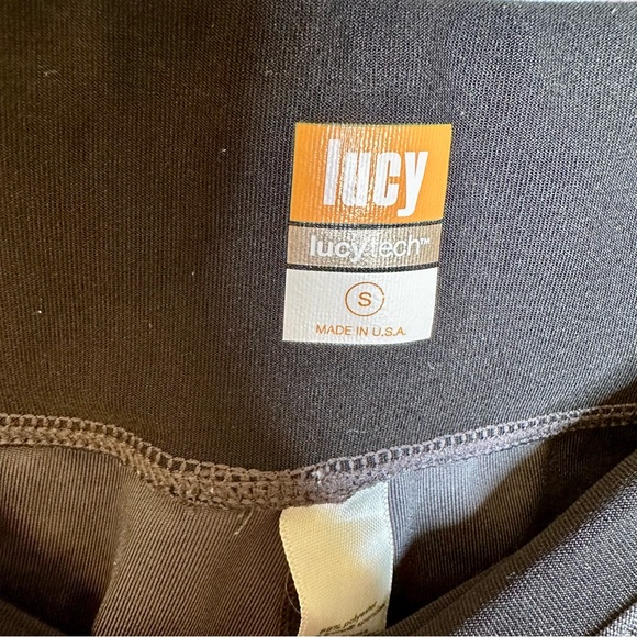 Lucy | Dark Gray Cropped Side Slit Relaxed Fit Leggings - Picture 4 of 8